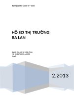 Hồ sơ thị trường Ba Lan