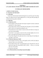 Lý luận chung về kế toán tổng hợp chi phí sản xuất và tính giá thành sản phẩm
