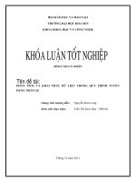 Khai thác dữ liệu trong quá trình tuyển dụng nhân sự