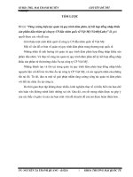 Tăng cường hiệu lực quản trị quy trình đàm phán, ký kết hợp đồng nhập khẩu sản phẩm dầu nhờn tại công ty CP dầu nhờn quốc tế Việt Mỹ