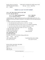 Nghiên cứu đặc tính nén lún của đất yếu khu vực Thị Vải - Cái Mép