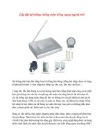 Lắp đặt hệ thống chống trộm hồng ngoại ngoài trời