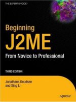 Beginning J2ME, 3rd Edition