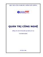 Quản trị công nghệ