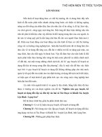 Nghiên cứu quy hoạch, kế hoạch sử dụng đất cấp xã , liên hệ vào hai xã Tác Đoạn và Khuất Xá, huyện Lộc Bình - Lạng Sơn