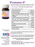 Thực phẩm chức năng Femme-F