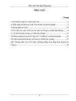 Môi trường kinh doanh của Công ty cơđiện Đại Dương