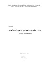 Thiet ke mach dien bang may tinh