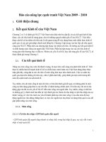 Báo cáo năng lực cạnh tranh Việt Nam 2009 – 2010