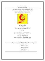 Quản lý nhân khẩu cấp xã ( phường )