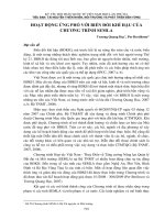 Hoạt động ứng phó với biến đổi khí hậu của chương trình SEMILA