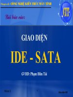 Giao diện IDE-SATA