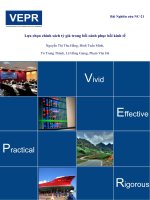 Lựa chọn chính sách tỷ giá trong bối cảnh phục hồi kinh tế