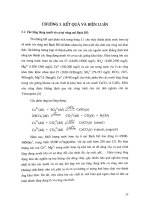 Kết quả và biện luận xây dựng và khảo sát tác động một số hệ ức chế sa lắng muối