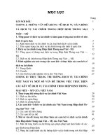 Dịch vụ tài chính trong hiệp định thương mại Việt - Mỹ