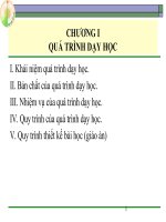 Quy trình dạy học