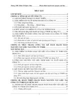 51 Hoàn thiện kế toán nguyên vật liệu tại Công ty TNHH xây dựng 19-5