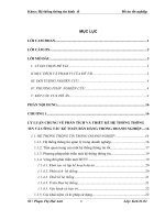 Nghiên cứu về hệ thống thông tin và công tác kế toán bán hàng trong doanh nghiệp tại công ty TNHH Phú Mỹ