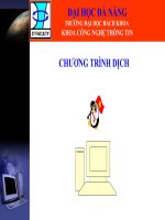 Bài giảng chương trình dịch
