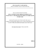 476 Nguyên cứu đổi mới hệ thống quản lý đất đai để hình thành và phát triển thị trường