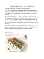 Lap camera quan sat gia re cho truong mam non