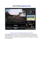 Lắp hệ thống camera cho ô tô