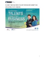 Sự kiện hội ngộ nhân tài, kết nối doanh nghiệp 2012