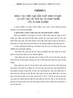 Nâng cao hiệu quả sản xuất kinh doanh cơ sở cho sự tồn tại và phát triển của doanh nghiệp