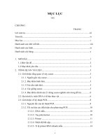 XÂY DỰNG PHƯƠNG PHÁP NHẬN DIỆN VÀ PHÂN TÍCH TÍNH ĐA DẠNG DI TRUYỀN CỦA 21 DÒNG CACAO (THEOBROMA CACAO L.) BẰNG KỸ THUẬT MICROSATELLITE (Mục lục)