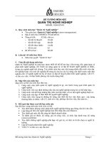 Đề cương môn học quản trị nghề nghiệp