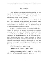 Một số giải pháp nhằm nâng cao chất lượng lập dự án Tổng công ty xuất nhập khẩu xây dựng Việt Nam