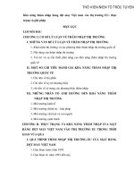 Khả năng thâm nhập hàng dệt may Việt Nam vào thị trường EU - Thực trạng và giải pháp