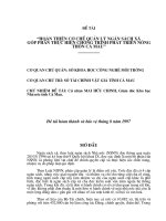 131 Hoàn thiện cơ chế quản lý ngân sách xã góp phần thực hiện chương trình phát triển nông thôn Cà Mau