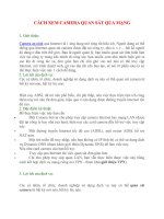 Cach xem camera quan sat qua mang