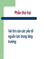 Kinh tế phát triển - P2
