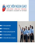 Giới thiệu về Học Viện Ngoại Giao