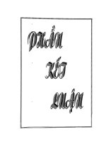 Kết luận về hạt thảo quyết minh, họ vang