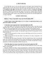 PHÁP LÝ CỦA CÔNG TY HỢP DANH THEO LUẬT DOANH NGHIỆP NĂM 2005