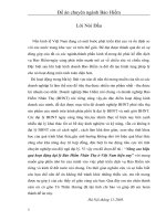 Nâng cao hiệu quả hoạt động đại lý Bảo Hiểm Nhân Thọ ở Việt Nam hiện nay