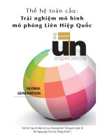 Trắc nghiệm mô hình mô phỏng Liên hợp quốc