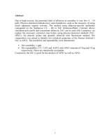 ĐÁNH GIÁ KHẢ NĂNG BẮT AFLATOXIN G1 CỦA CỘT SẮC KÍ ÁI LỰC MIỄN DỊCH DO VIỆN PASTEUR TP. HCM SẢN XUẤT (Abstract)