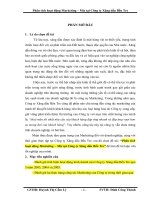 Phân tích hoạt động Marketing – Mix tại Công ty Xăng dầu Bến Tre