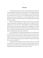 Ứng dụng công cụ phân tích ma trận trong hoạch định chiến lược TMĐT tại chi nhánh công ty cổ phần kho vận miền Nam tại Hà Nội