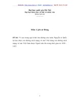 Tiểu luận môn Lịch sử Đảng