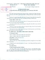 Kế hoach tổ chức hội thi kĩ năng Đội viên huyện Tuy An  năm học 2012-2013