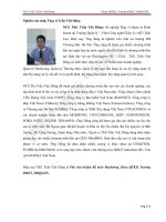 Nghiên cứu sinh thạc sỹ Trần Việt Dũng