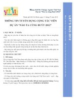 Thông tin tuyển dụng cộng tác viên dự án