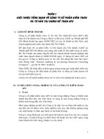 52 Việc áp dụng thủ tục phân tích trong kiểm toán báo cáo tài chính tại Công ty cổ phần kiểm toán và tư vấn tài chính Kế toán.(AFC)