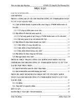 58 Báo cáo thực tập tại Chi nhánh Công ty TNHH Kiểm toán và Tư vấn tại Hà Nội