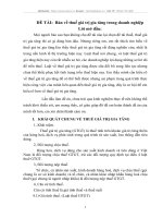 Bàn về thuế giá trị gia tăng trong doanh nghiệp